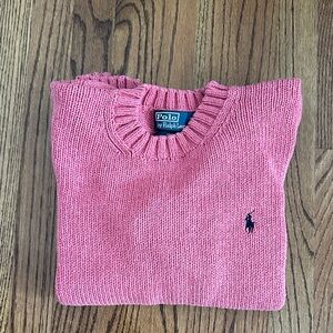 Ralph Lauren pink crewneck sweater